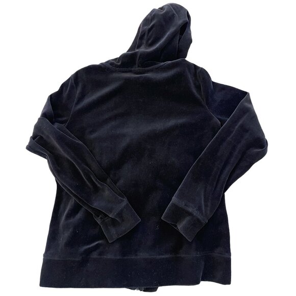 Everlast Sport Hoodie | Black Velour Zip Up Y2K - Picture 7 of 7